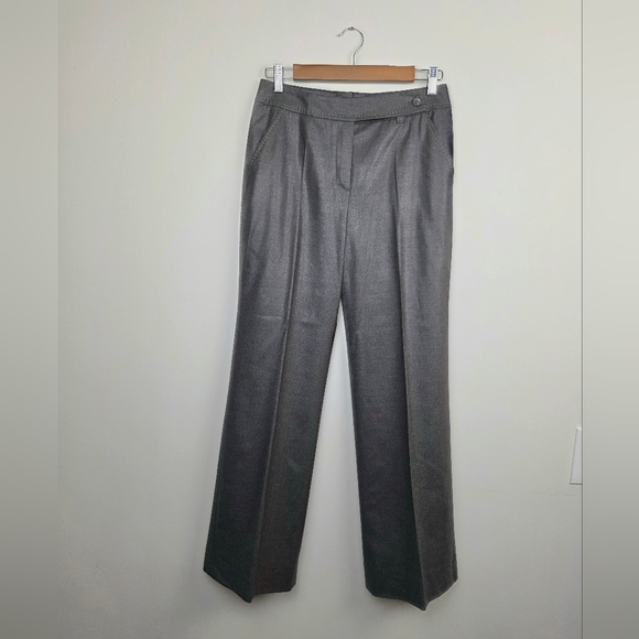Escada Gray Wide Leg Pants for Formal Wear - Picture 1 of 7